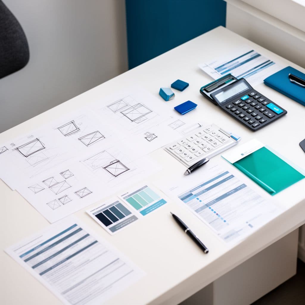 Affordable web design McDonough GA pricing guide — wireframes, budget planning, and design tools