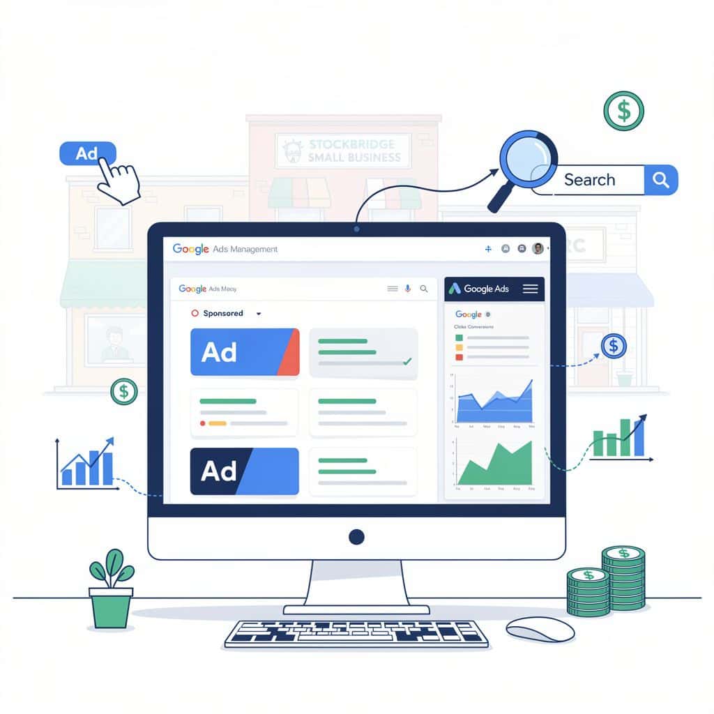 Google Ads Management for Stockbridge GA Small Businesses - EJM Services