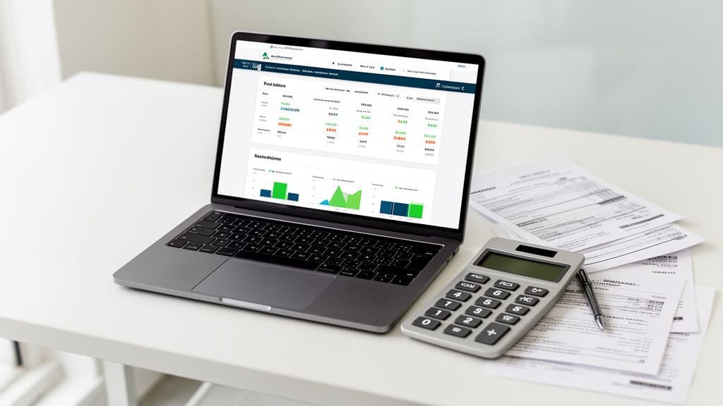 Website cost comparison charts and pricing table on a laptop — how much does a website cost in 2026